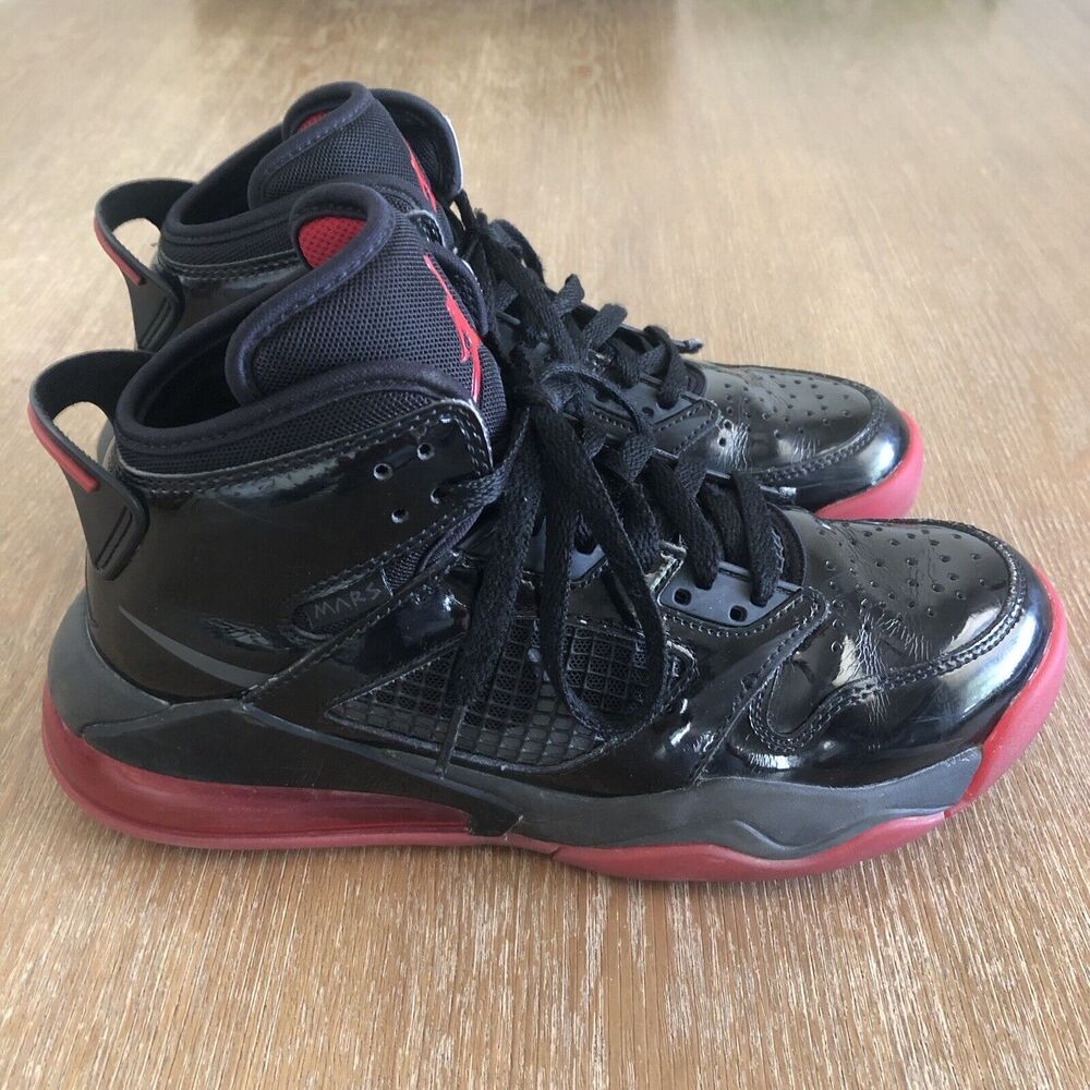 Nike Air Jordan Mars 270 Sneakers Big Kids 6.5Y Patent Basketball Gym BQ6508-006